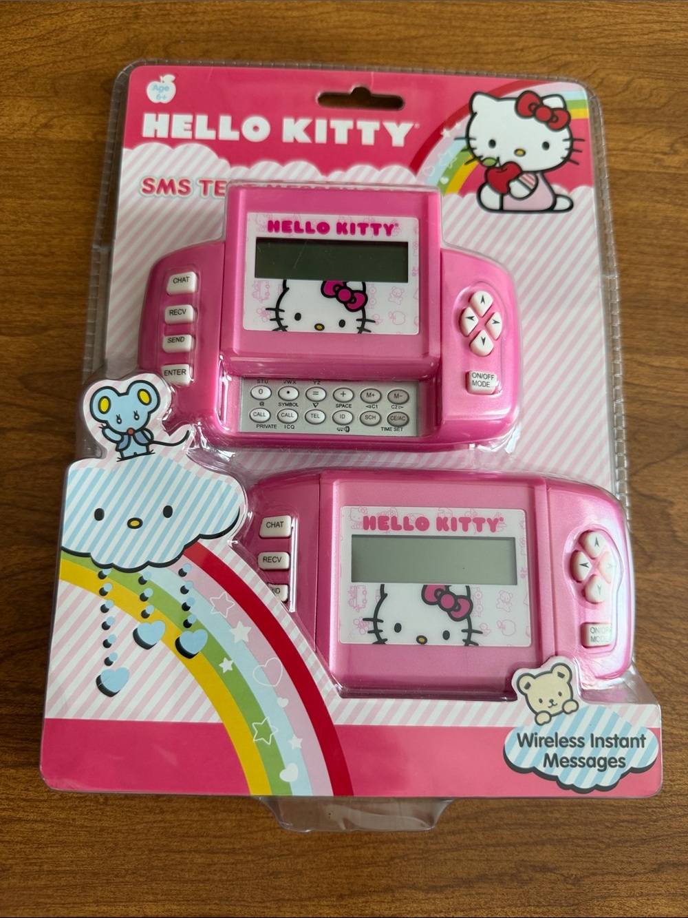 Hello Kitty Pink Twin Wireless Message Playset